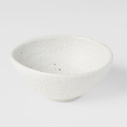 Egg Shaped Bowl 13cm Shell White Glaze - Image 2