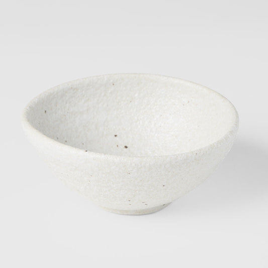 Egg Shaped Bowl 13cm Shell White Glaze - Image 2