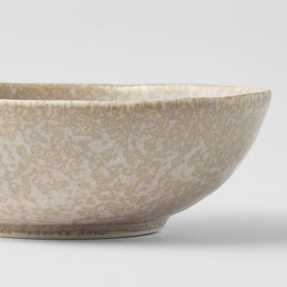 Bowl Oval 14cm White Fade Glaze - Image 4