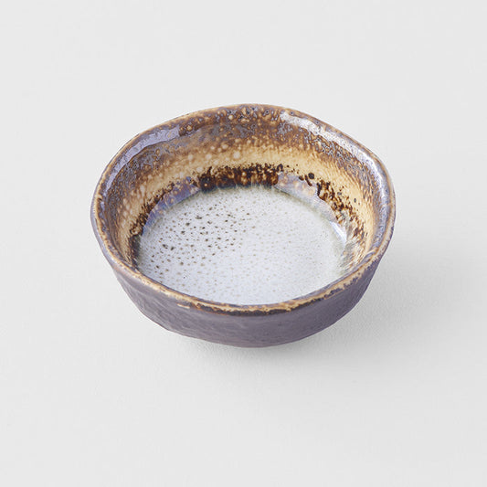Sauce Dish 8cm Akane Grey Glaze