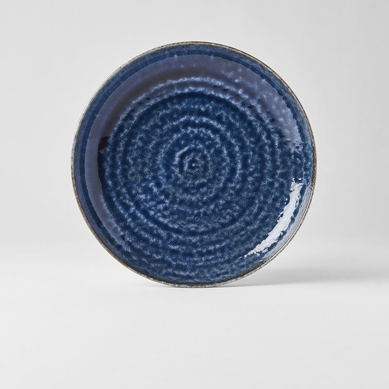 Dinner Plate 25cm Midnight Blue Glaze - Image 4