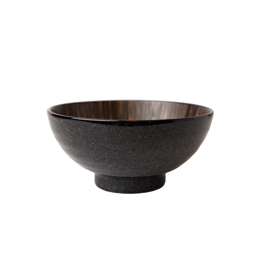 Bowl 19.5cm Bronze Converging Glaze - Image 2