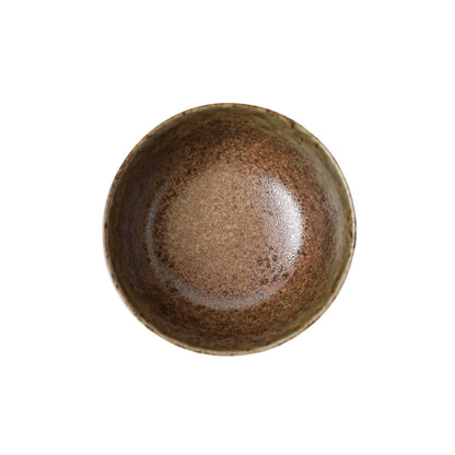 Udon Bowl Fluted 17cm Chestnut Glaze - Image 4