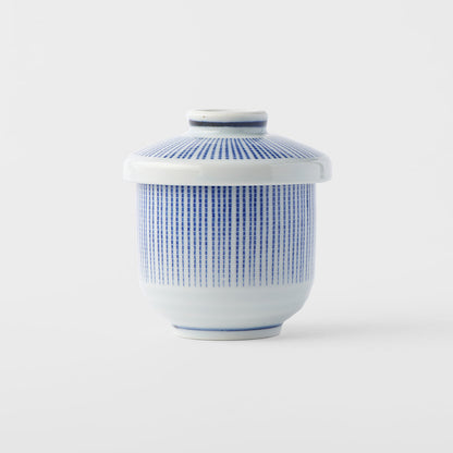 Cup Chawanmushi 150ml Blue Stripe Design - Image 4