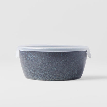 Bowl with Lid 13cm BB Black Glaze - Image 4