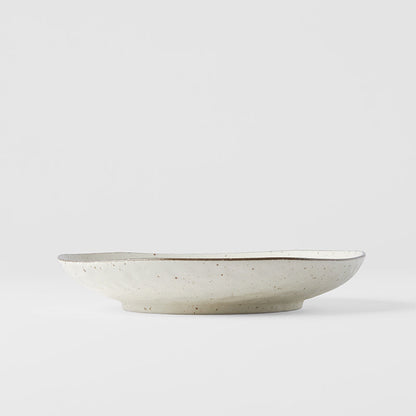 Dinner Plate Organic Shape 23cm Fleck Glaze - Image 4