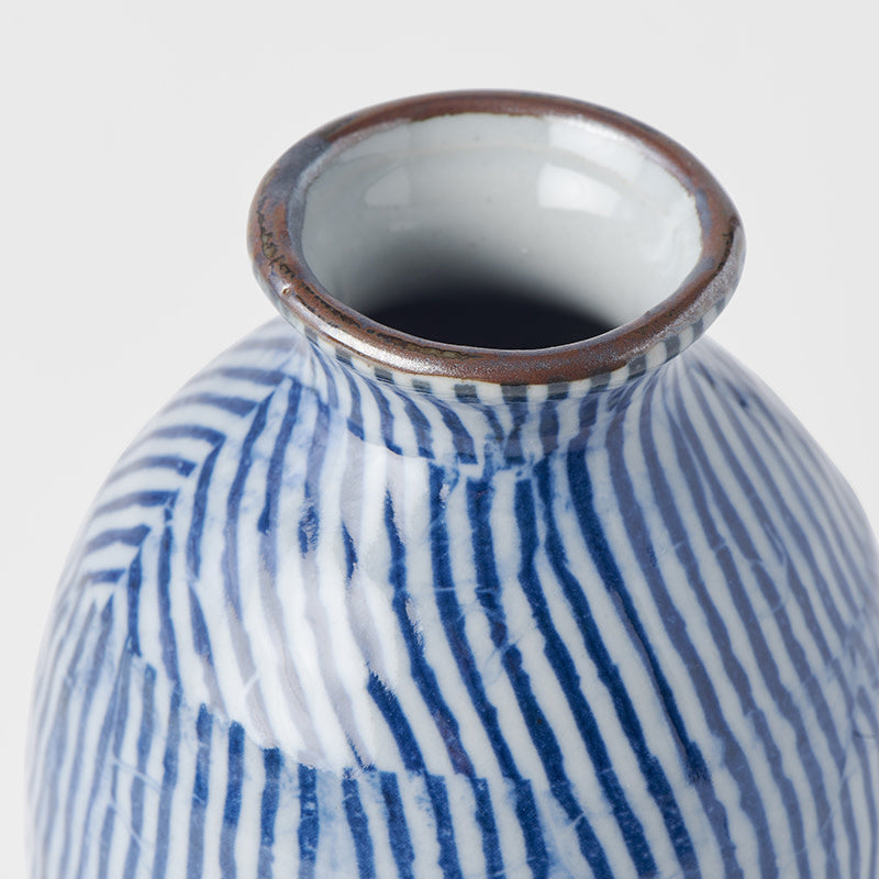 Sake Jug 8cm 300ml Wave Design - Image 2