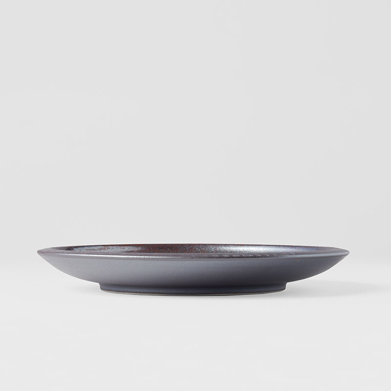Dinner Plate 25.5cm Copper Glaze - Image 3