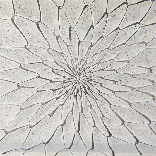 Sushi Plate 22cm Grey Net Design - Image 2