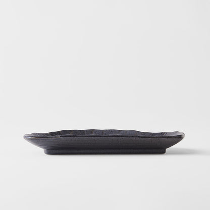 Plate D Shaped 21cm Charcoal Net Design - Image 4