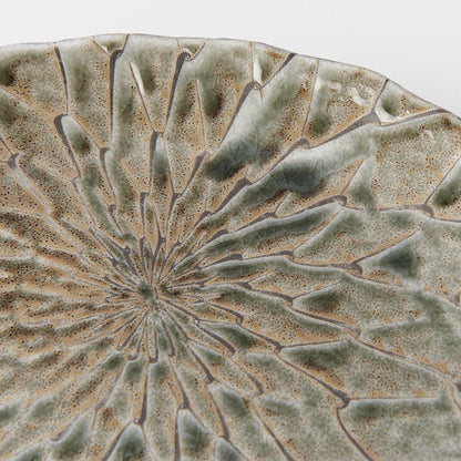 Plate D Shaped 21cm Moss Net Design - Image 3