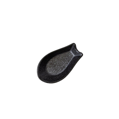 Spoon Rest Small Kanso Matte Black Glaze - Image 4