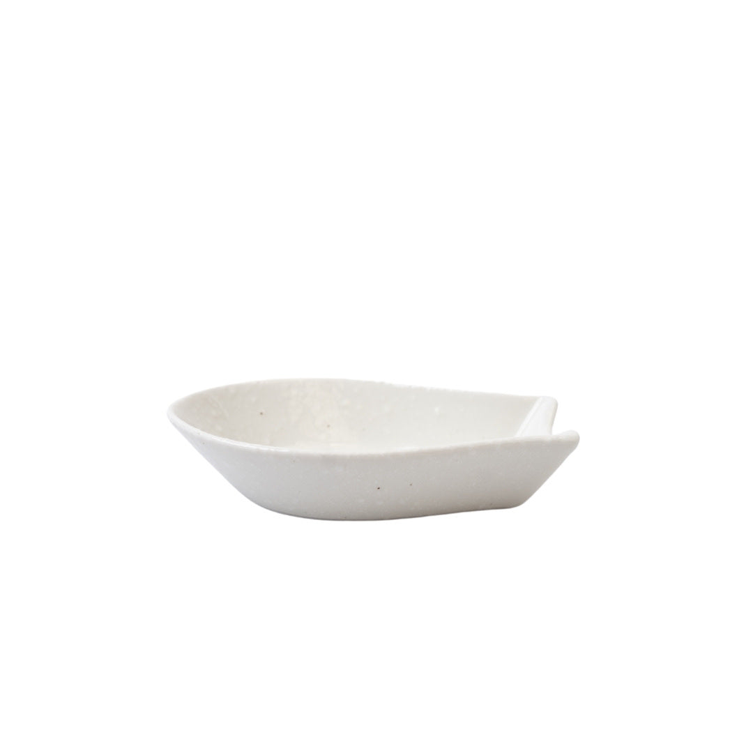 Spoon Rest Kanso Small Soft White Glaze - Image 2