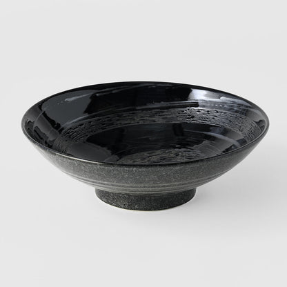 Ramen Bowl 24.5cm Gunmetal Swirl Glaze - Image 5
