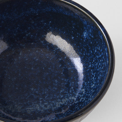 Ramekin Sauce Dish 10.5cm Ridged Indigo Glaze - Image 2