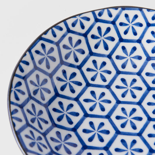 Pasta Bowl 20.5cm Flower Design - Image 2
