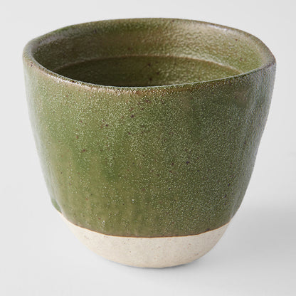 Lopsided Mug 200ml Matcha Green Glaze - Image 2
