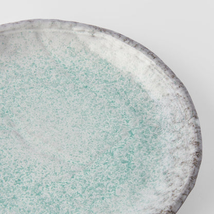 Serving Plate 27cm Aqua Splash Glaze - Image 4