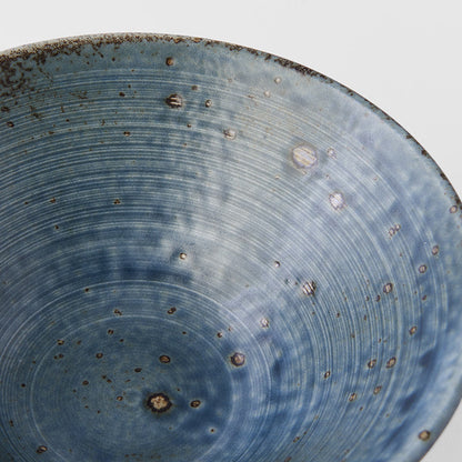 Bowl V Shape 18.6cm Craft Blue Glaze - Image 2