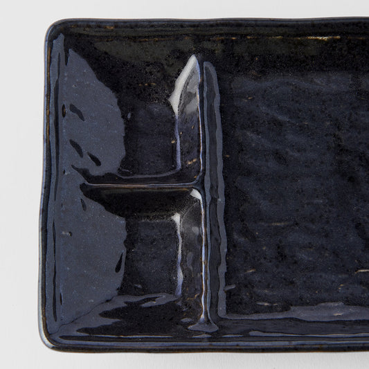 Dumpling Plate 21cm Black Glaze - Image 2
