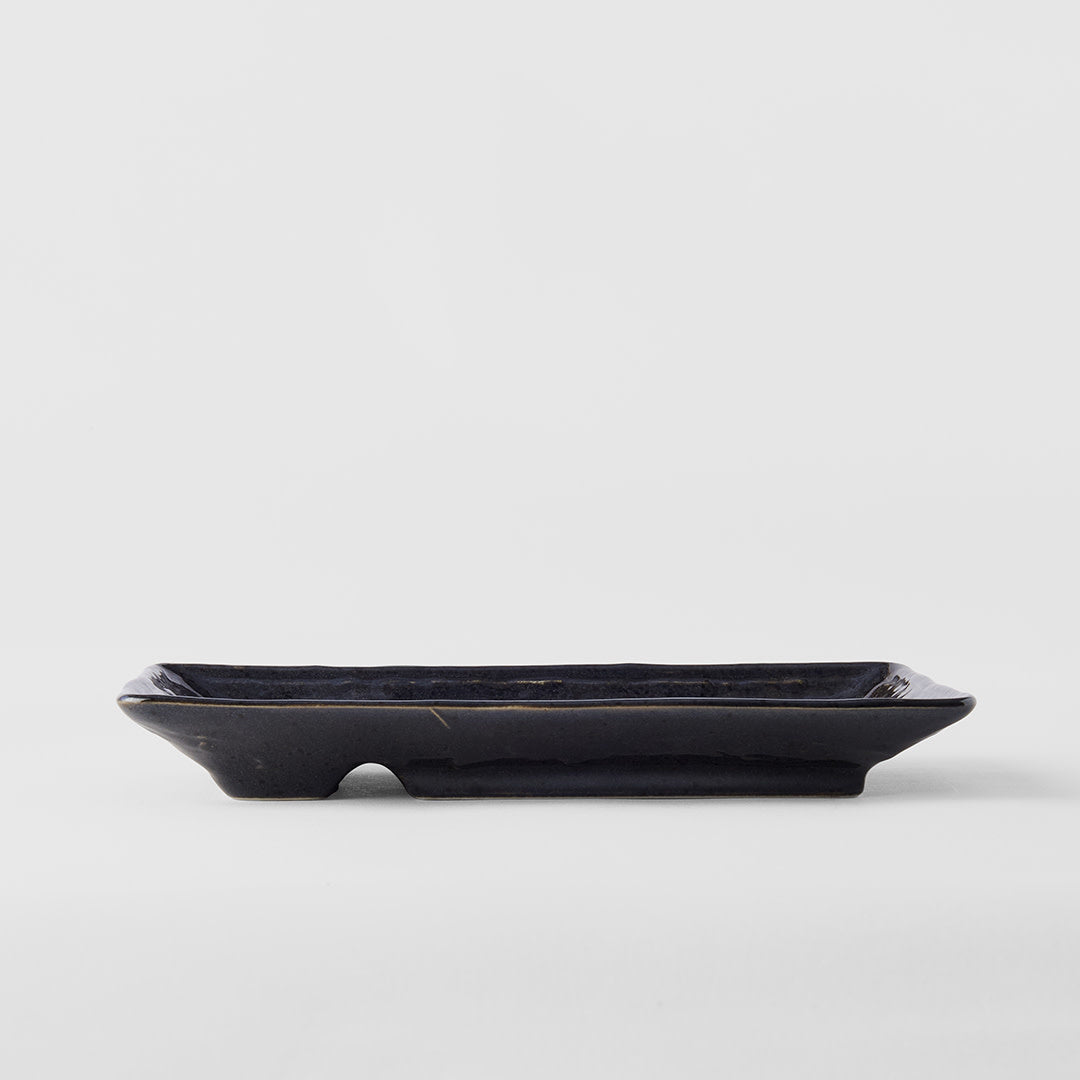 Dumpling Plate 21cm Black Glaze - Image 3