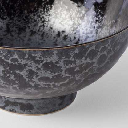 Udon Bowl 19.5cm Black Pearl Glaze - Image 3