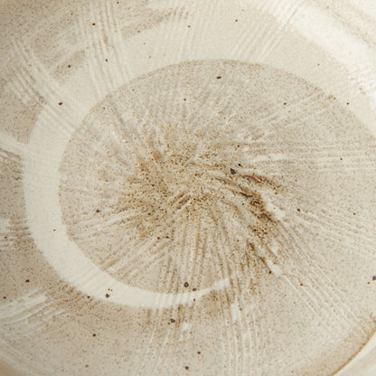 Plate Organic 17cm Spiral Sand Glaze - Image 2
