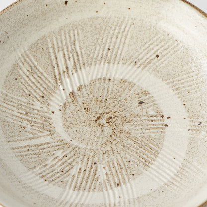 Plate Organic 13cm Spiral Sand Glaze - Image 2