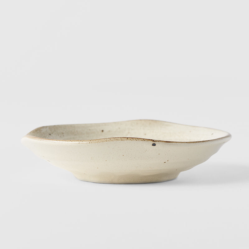 Plate Organic 13cm Spiral Sand Glaze - Image 3