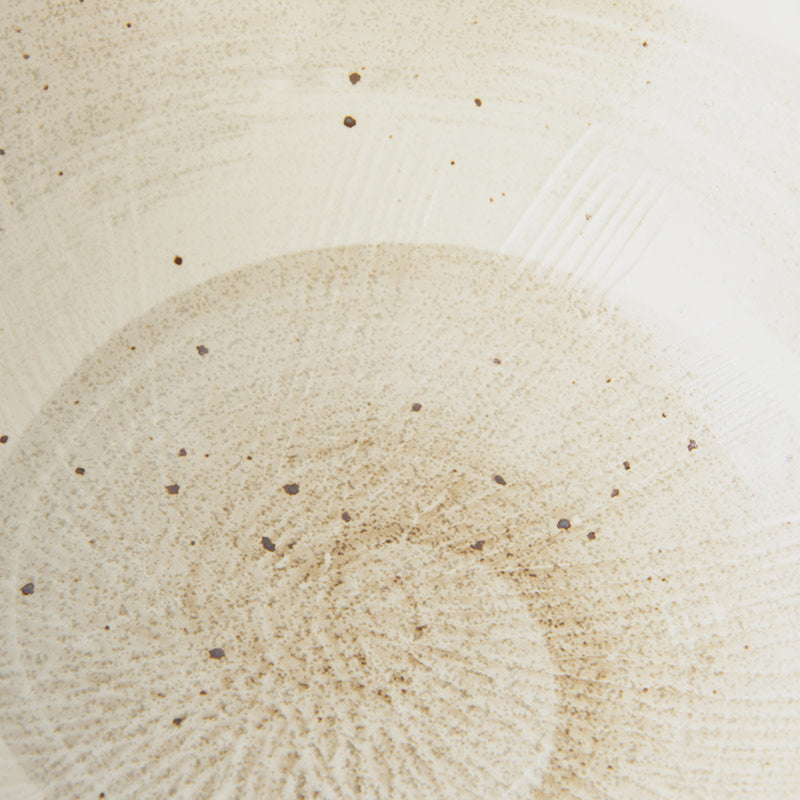 Bowl Organic 22.5cm Spiral Sand Glaze - Image 2