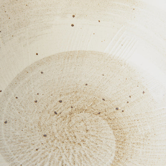 Bowl Organic 22.5cm Spiral Sand Glaze - Image 2