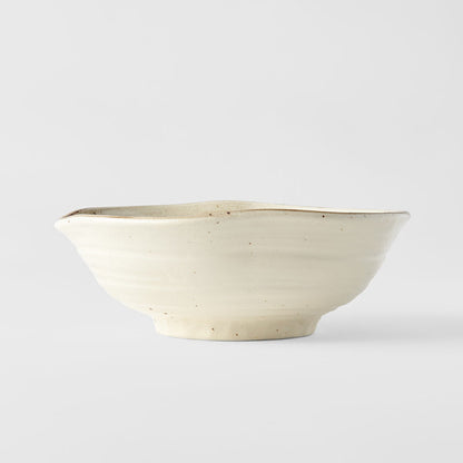 Bowl Organic 22.5cm Spiral Sand Glaze - Image 3