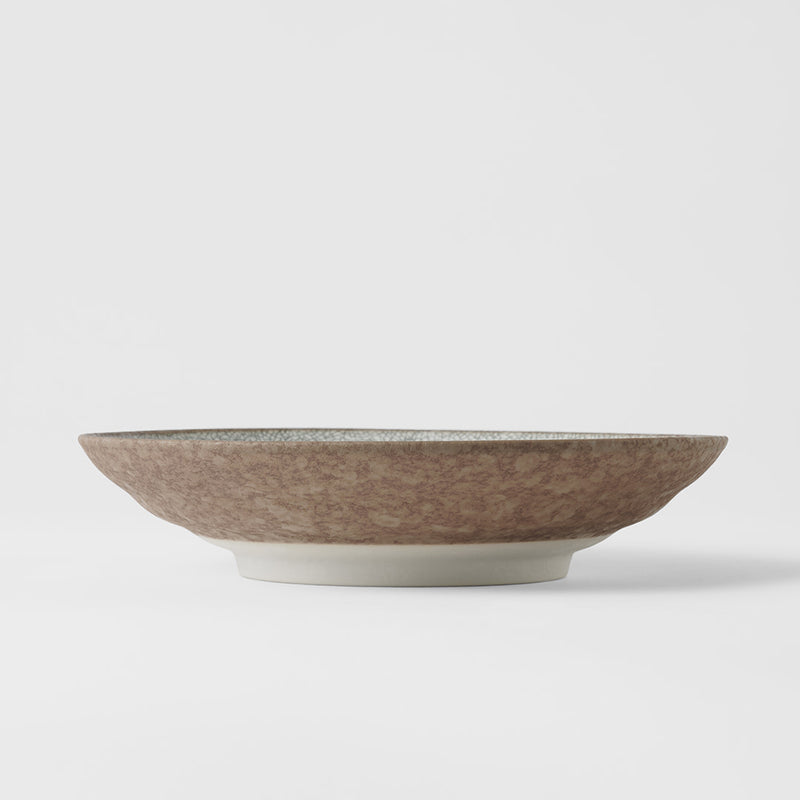 Pasta Bowl Flat 23cm Crazed Grey Glaze - Image 4