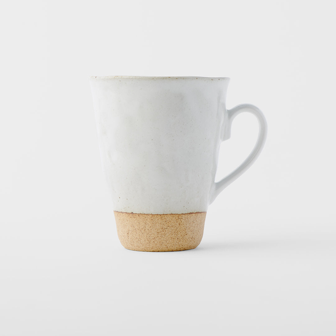Wave Mug 270ml White & Bisque Glaze - Image 3