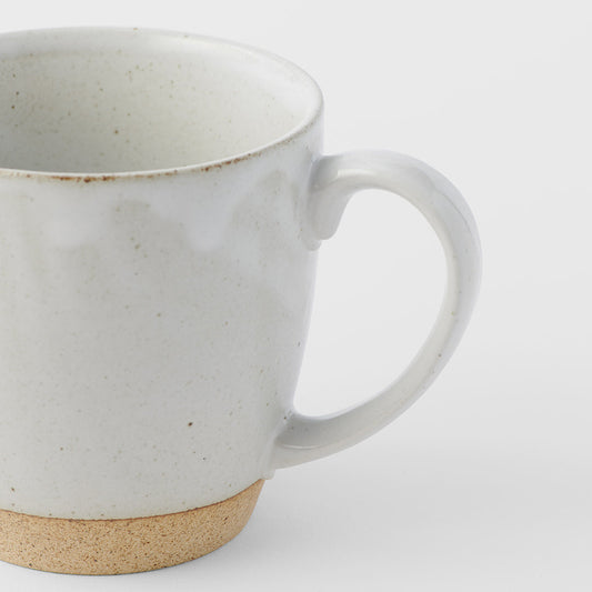 Taiko Mug 265ml White & Bisque Glaze - Image 2