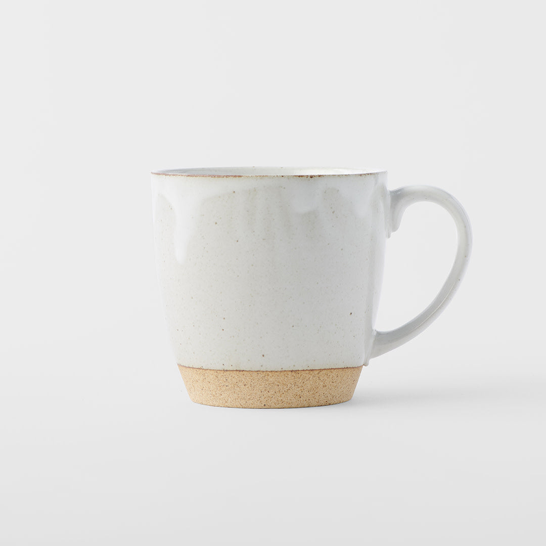 Taiko Mug 265ml White & Bisque Glaze - Image 3