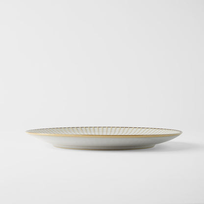 Dinner Plate 23.5cm White Sendan Glaze - Image 4