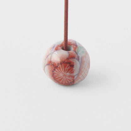 Incense Stand 2.3cm Red Chiyogami - Image 2