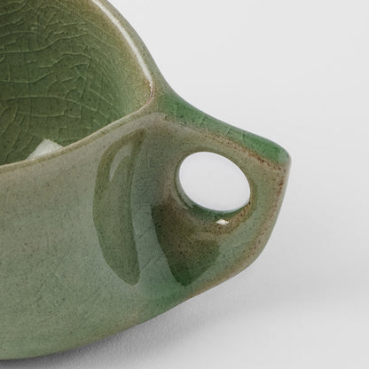 Cup 100ml Arc Green Glaze - Image 2