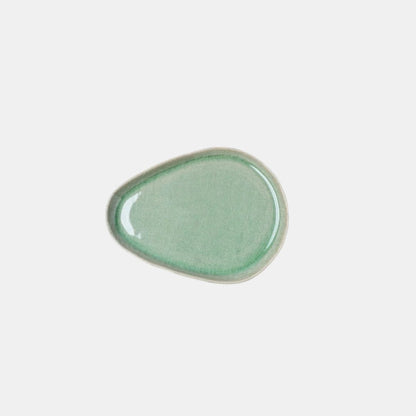Saucer Arc Green Glaze