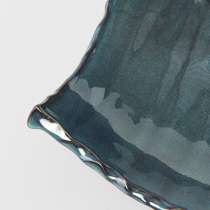 Sushi Plate Swept Side 26cm Neptune Glaze - Image 2