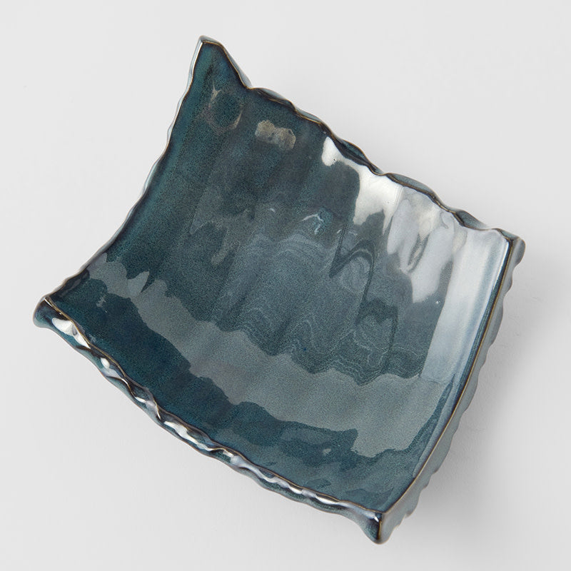 Sushi Plate Swept Side 26cm Neptune Glaze - Image 3