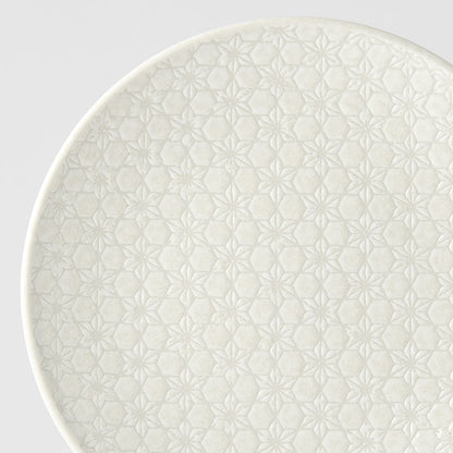 Dinner Plate 25.5cm White Star Glaze - Image 4