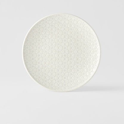 Dinner Plate 25.5cm White Star Glaze - Image 3