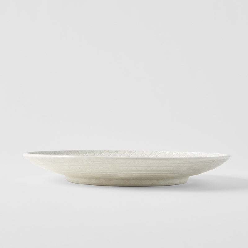 Dinner Plate 25.5cm White Star Glaze - Image 2