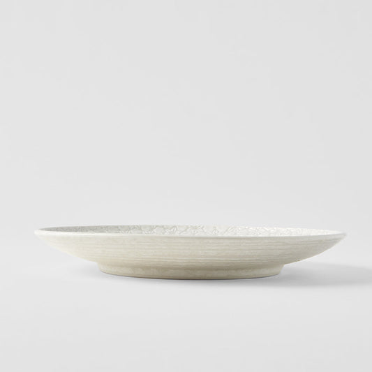 Dinner Plate 25.5cm White Star Glaze - Image 2