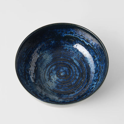 Serving Bowl 24cm Copper Swirl Glaze - Image 3