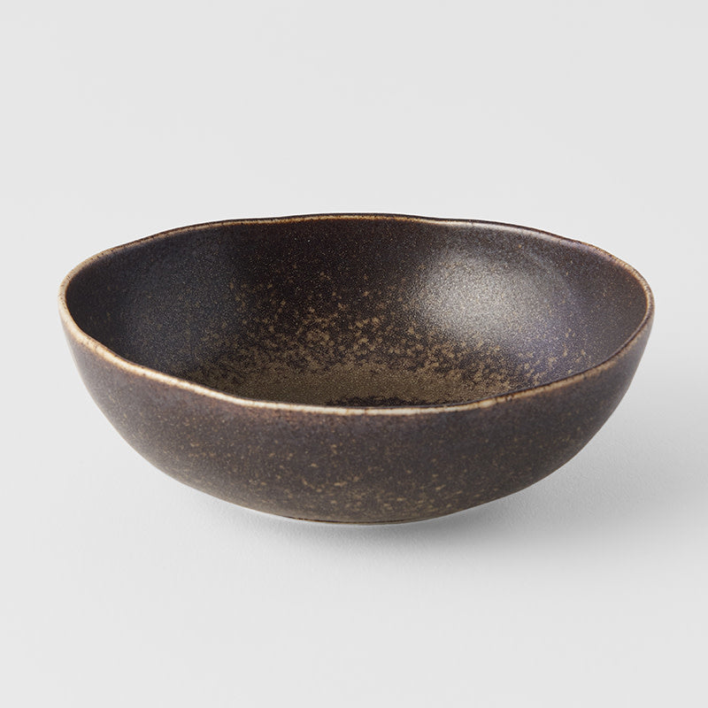 Bowl Oval 14cm 200ml Mocha Glaze