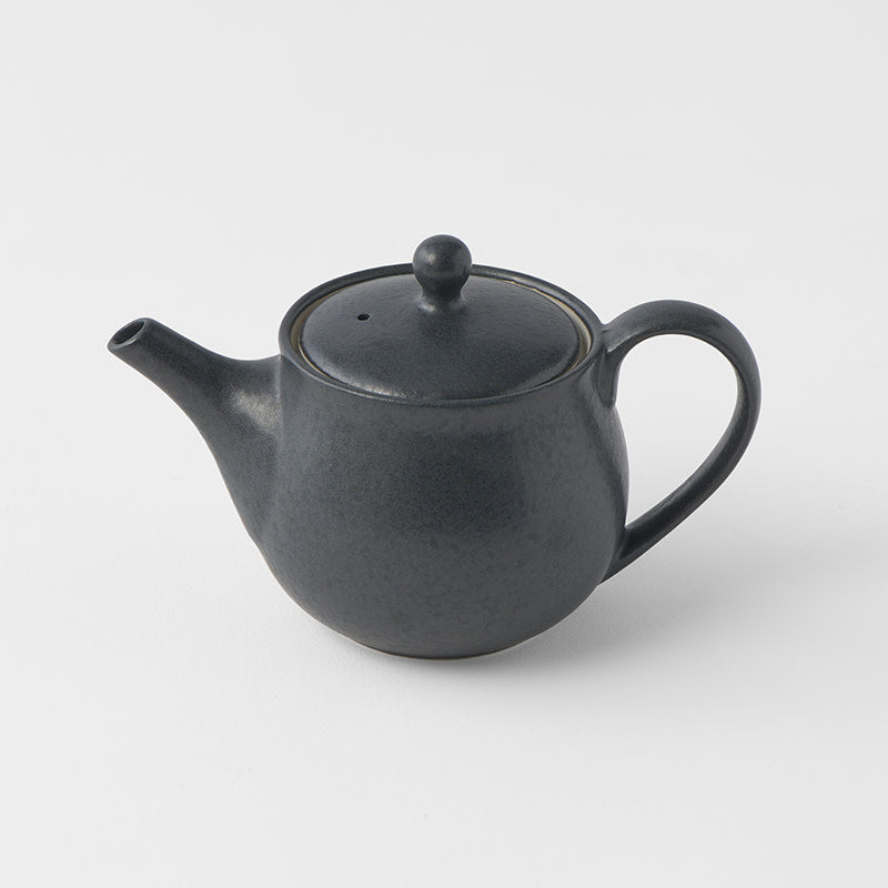 Teapot 400ml Matte Black Glaze - Image 2