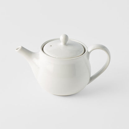 Teapot 400ml Matte White Glaze - Image 2